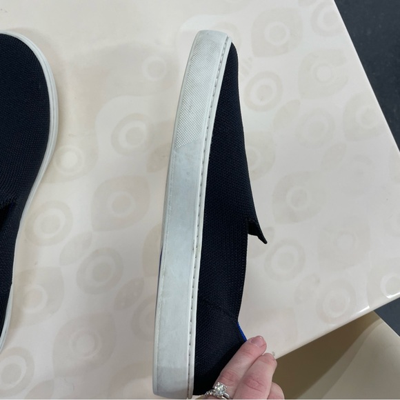 Rothy's women’s the original slip on sneaker black size 9.5 Slip-On Flats - Picture 6 of 9